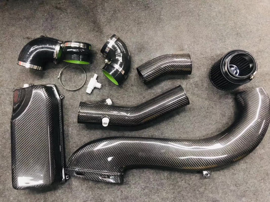 Mercedes Benz CLS300 C257 2019 2020 2021 2022 2023 with Aftermarket Parts - Air Intake Systems Pre-preg Carbon Fiber from Ventus Veloce