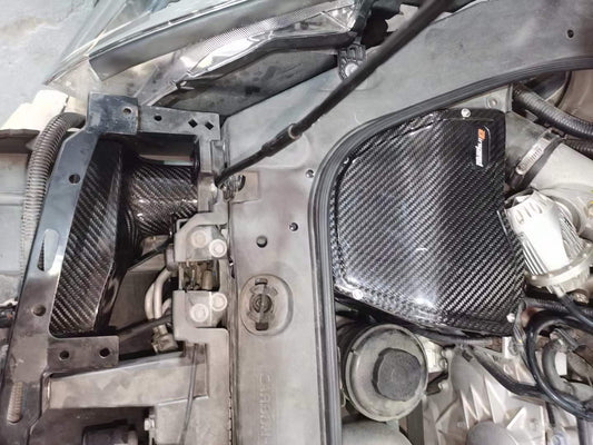 Nissan GTR 2008 2009 2010 2011 2012 2013 2014 2015 2016 2017 2018 2019 2020 2021 2022 2023 2024 with Aftermarket Parts - V2 Style Air Intake Systems With Air Box Pre-preg Carbon Fiber from Ventus Veloce