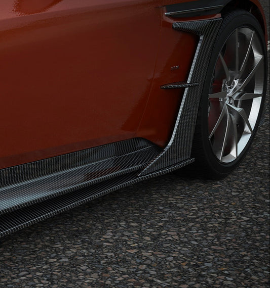 Aston Martin DB11 V8 V12 2017 2018 2019 2020 2021 2022 2023 with Aftermarket Parts - Fender Trim Carbon Fiber from Ventus Veloce