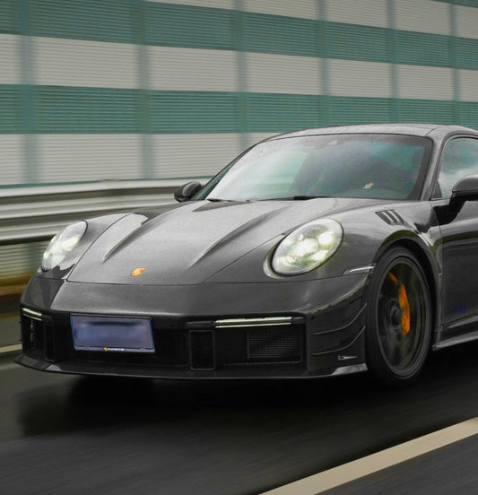 Porsche 911 992.1 Carerra Base/S/T/4/4S/Targa 4/Targa 4S/GTS/GT3/Turbo/Turbo S 2020 2021 2022 2023 2024 & 911 992.2 Carerra Base/S/T/4/4S/Targa 4/Targa 4S/GTS/Turbo/Turbo S 2025-ON with Aftermarket Parts - Front Bumper Carbon Fiber from Ventus Veloce