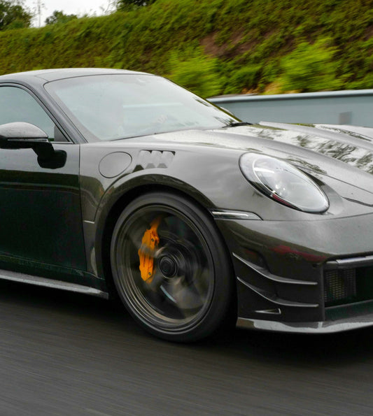 Porsche 911 992.1 Turbo/Turbo S 2020 2021 2022 2023 2024 2025 with Aftermarket Parts - Front Fenders Carbon Fiber from Ventus Veloce