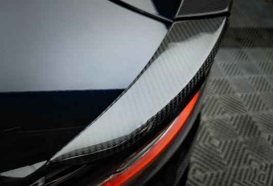Porsche Cayenne 9Y0 9Y0.1 9Y0.2 Base/S/Turbo/E-Hybrid 2019-ON with Aftermarket Parts - Rear Spoiler Pre-preg Carbon Fiber from Ventus Veloce