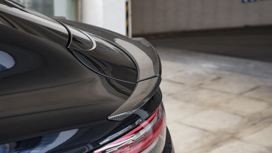 Porsche Cayenne 9Y0 9Y0.1 9Y0.2 Base/S/Turbo/E-Hybrid 2019-ON with Aftermarket Parts - Rear Spoiler Pre-preg Carbon Fiber from Ventus Veloce