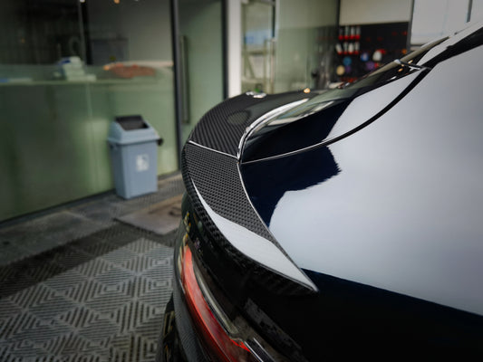 Porsche Cayenne 9Y0 9Y0.1 9Y0.2 Base/S/Turbo/E-Hybrid 2019-ON with Aftermarket Parts - Rear Spoiler Pre-preg Carbon Fiber from Ventus Veloce