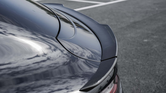 Porsche Cayenne 9Y0 9Y0.1 9Y0.2 Base/S/Turbo/E-Hybrid 2019-ON with Aftermarket Parts - Rear Spoiler Pre-preg Carbon Fiber from Ventus Veloce