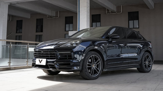 Porsche Cayenne 9Y0 9Y0.1 9Y0.2 Coupe 9Y3 9Y3.1 9Y3.2 Base/S/Turbo/E-Hybrid 2019-ON with Aftermarket Parts - Fender Trims Pre-preg Carbon Fiber from Ventus Veloce