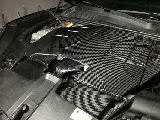 Porsche Cayenne Base S 9Y0 9Y0.1 9Y0.2 9Y3 9Y3.1 9Y3.2 2019 2020 2021 2022 2023 2024 with Aftermarket Parts - Air Intake Systems Pre-preg Carbon Fiber from Ventus Veloce