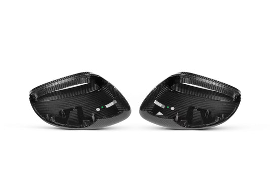 Porsche Panamera 4 & 4S & Turbo 971.1 971.2 (fits both pre-facelift & facelift, Left & Right Hand Drive) 2017 2018 2019 2020 2021 2022 2023 with Aftermarket Parts - Mirror Cover Carbon Fiber from Ventus Veloce