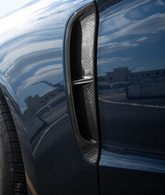Porsche Panamera 4 & 4S & Turbo 971.1 971.2 (fits both pre-facelift & facelift) 2017 2018 2019 2020 2021 2022 2023 with Aftermarket Parts - Fender Trims Pre-preg Carbon Fiber from Ventus Veloce