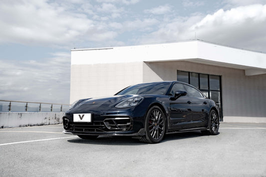Porsche Panamera 4 & 4S & Turbo 971.1 971.2 (fits both pre-facelift & facelift, Left & Right Hand Drive) 2017 2018 2019 2020 2021 2022 2023 with Aftermarket Parts - Mirror Cover Carbon Fiber from Ventus Veloce