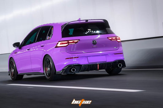 Volkswagen GTI & R-line MK8 2022-ON with Aftermarket Parts - Pre-preg Carbon Fiber Rear Diffuser from BCTXE Tuning