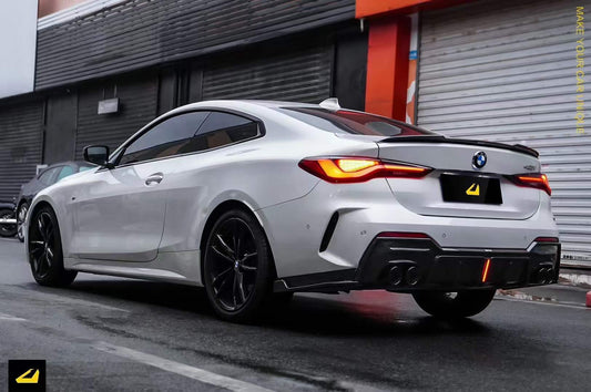 BMW 4 series 430i M440i G22 G23 2020-ON & M4 / M4C / M4CS G82 2021-ON with Aftermarket Parts - Rear Spoiler Pre-preg Carbon Fiber from Karbel Carbon