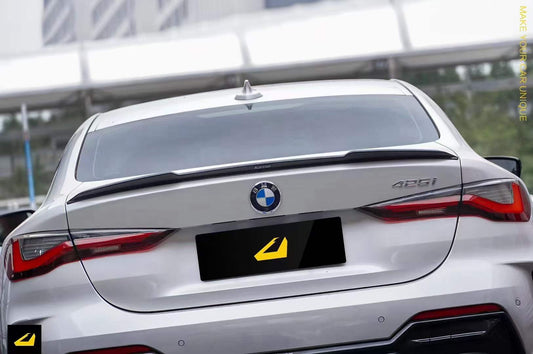 BMW 4 series 430i M440i G22 G23 2020-ON & M4 / M4C / M4CS G82 2021-ON with Aftermarket Parts - Rear Spoiler Pre-preg Carbon Fiber from Karbel Carbon