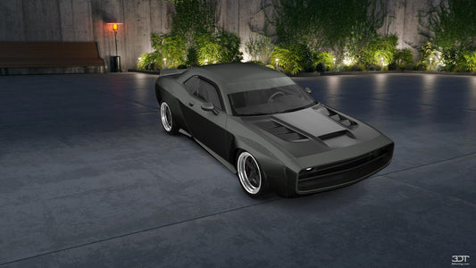 Robot Craftsman "CHOPPER" Front Bumper for Dodge Challenger Demon Redeye Hellcat T/A Carbon Fiber / FRP