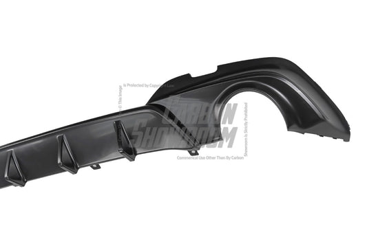 BMW 3 Series 330i (With M-Package Bumper, does not fit base model) G20 G21 Pre-LCI 2019 2020 2021 2022 with Aftermarket Parts - V2 Style Rear Diffuser ABS from Yofer USA
