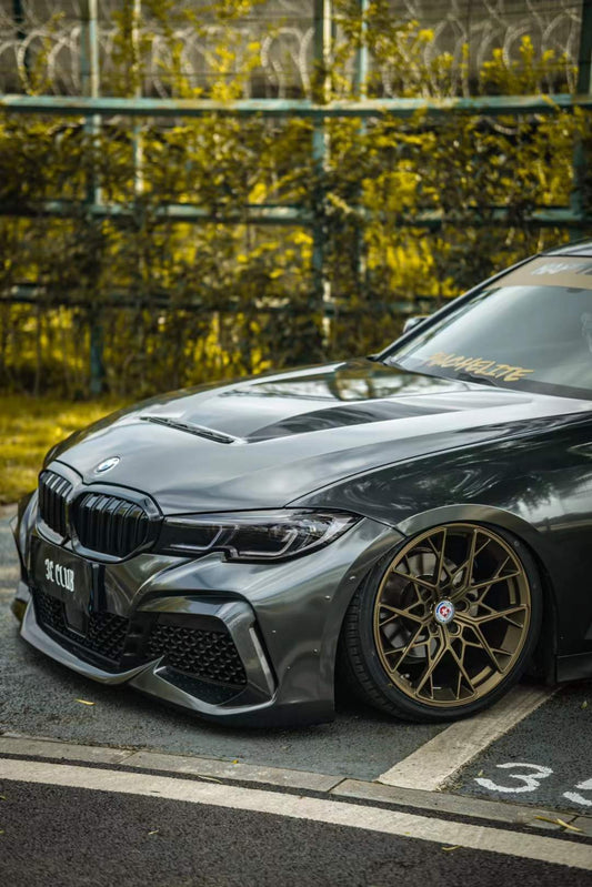 BMW 3 Series M340i 330i G20 G21 Pre-LCI 2019 2020 2021 2022 with Aftermarket Parts - Package A PP Polypropylene & ABS from Yofer USA