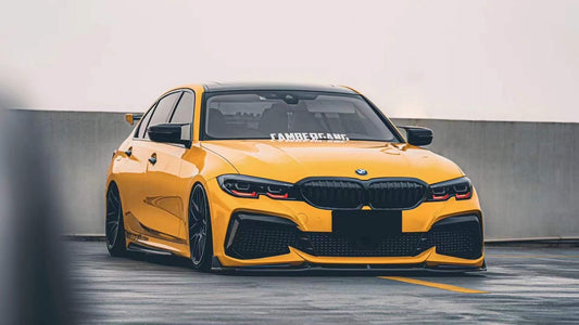BMW 3 Series M340i 330i G20 G21 Pre-LCI 2019 2010 2021 2022 with Aftermarket Parts - Front Bumper & Lip PP from Yofer USA