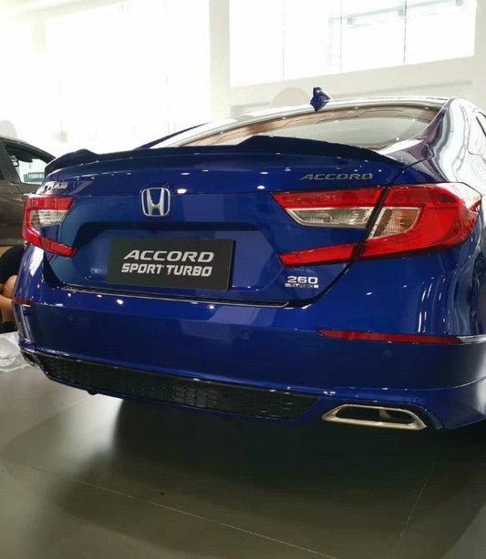 Honda Accord 10th 10.5th Gen 2018-2022 with Aftermarket Parts - V1 Style Rear Spoiler ABS from Yofer USA