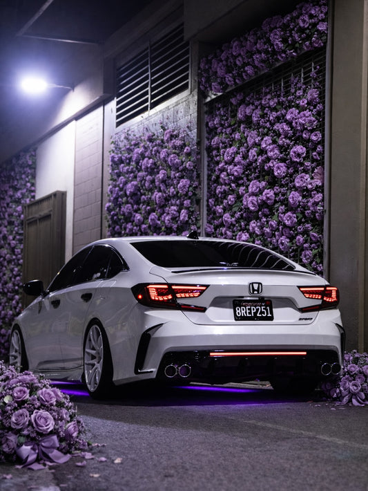 Honda Accord 10th 10.5th Gen 2018-2022 with Aftermarket Parts - Side Skirts PP from Yofer USA
