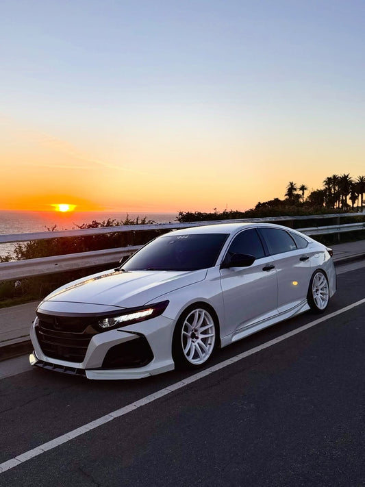 Honda Accord 10th 10.5th Gen 2018-2022 with Aftermarket Parts - Side Skirts PP from Yofer USA