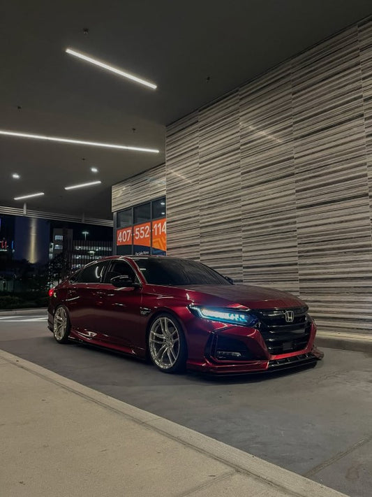 Honda Accord 10th 10.5th Gen 2018-2022 with Aftermarket Parts - Side Skirts PP from Yofer USA