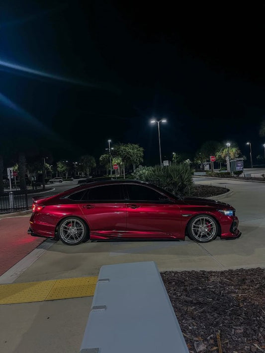 Honda Accord 10th 10.5th Gen 2018-2022 with Aftermarket Parts - Side Skirts PP from Yofer USA