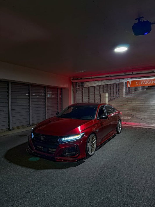 Honda Accord 10th 10.5th Gen 2018-2022 with Aftermarket Parts - Side Skirts PP from Yofer USA