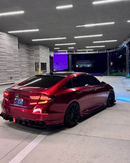 Honda Accord 10th 10.5th Gen 2018-2022 with Aftermarket Parts - Side Skirts PP from Yofer USA