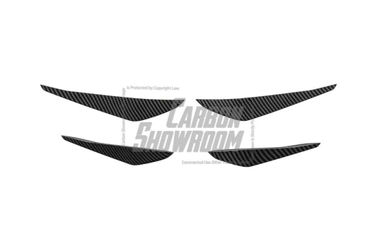 Honda Accord 10th 10.5th Gen 2018-2022 with Aftermarket Parts - Front Bumper Canards ABS from Yofer USA