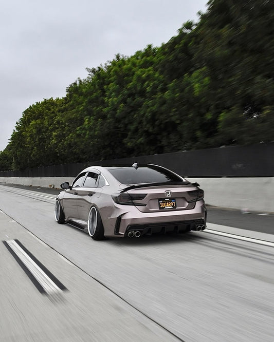 Honda Accord 10th 10.5th Gen 2018-2022 with Aftermarket Parts - Rear Bumper PP from Yofer USA