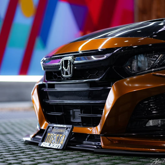 Honda Accord 10th Gen Pre-facelift 2018-2020 with Aftermarket Parts - Front Bumper PP from Yofer USA