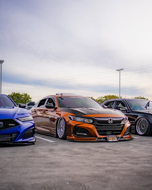 Honda Accord 10th Gen Pre-facelift 2018-2020 with Aftermarket Parts - Front Bumper PP from Yofer USA