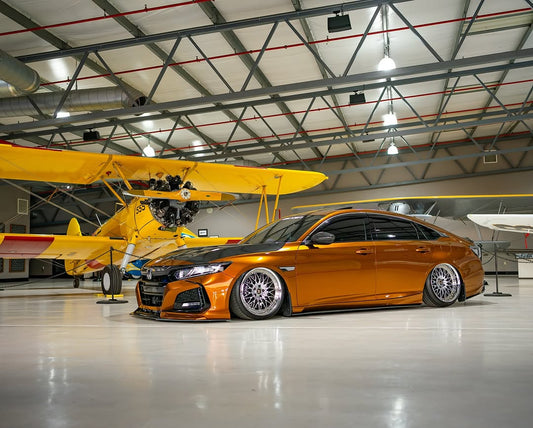 Honda Accord 10th 10.5th Gen 2018-2022 with Aftermarket Parts - Side Skirts PP from Yofer USA