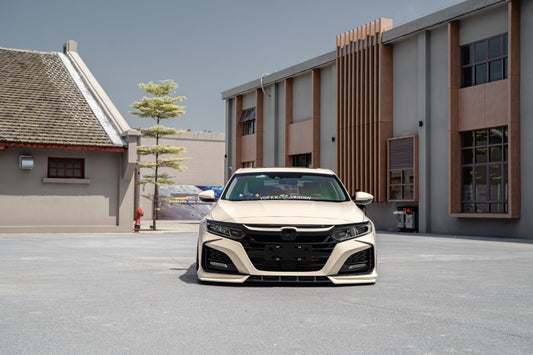 Honda Accord 10th Gen Pre-facelift 2018-2020 with Aftermarket Parts - Front Bumper PP from Yofer USA