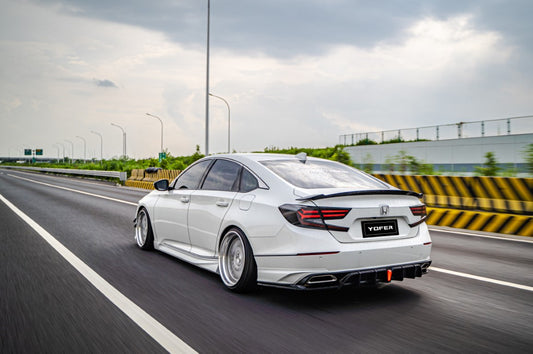 Honda Accord 10th Gen Pre-facelift 2018 2019 2020 with Aftermarket Parts - Package C PP Polypropylene & ABS from Yofer USA
