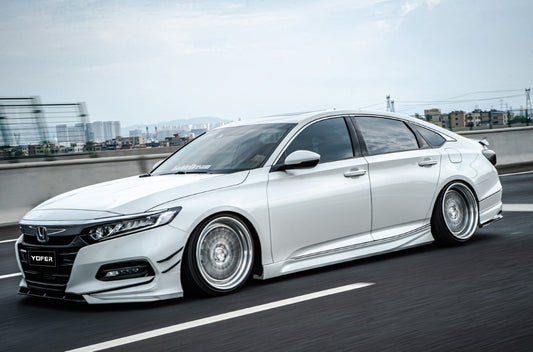 Honda Accord 10th Gen Pre-facelift 2018 2019 2020 with Aftermarket Parts - Package C PP Polypropylene & ABS from Yofer USA