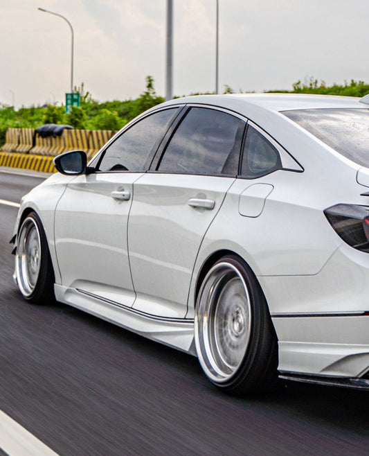 Honda Accord 10th 10.5th Gen 2018-2022 with Aftermarket Parts - Side Skirts PP from Yofer USA