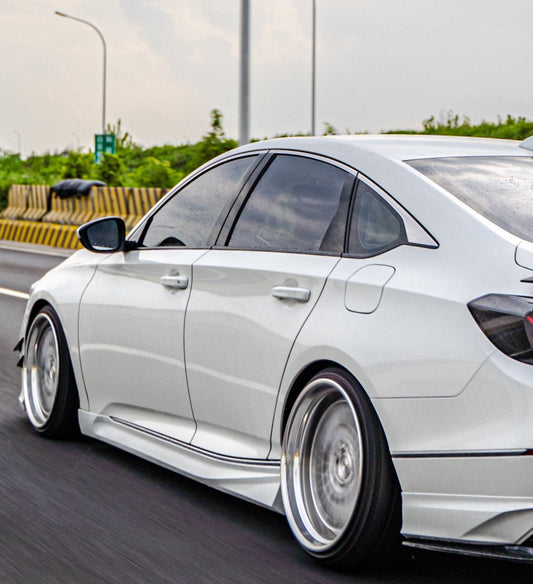 Honda Accord 10th 10.5th Gen 2018-2022 with Aftermarket Parts - Side Skirts PP from Yofer USA