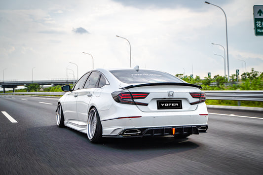 Honda Accord 10th 10.5th Gen 2018-2022 with Aftermarket Parts - Side Skirts PP from Yofer USA
