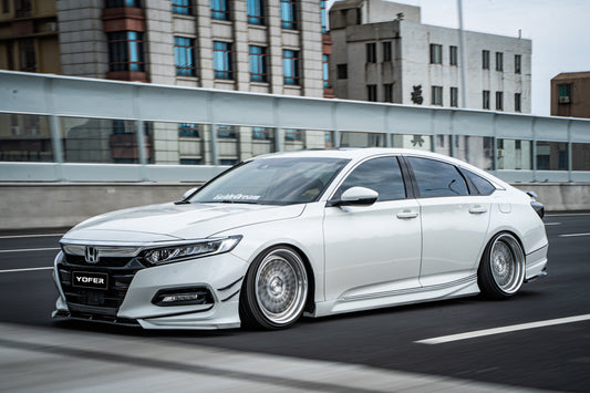 Honda Accord 10th 10.5th Gen 2018-2022 with Aftermarket Parts - Side Skirts PP from Yofer USA