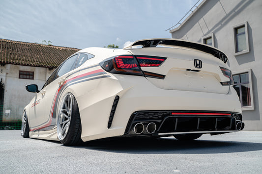 Honda Accord 10th Gen Pre-facelift 2018 2019 2020 with Aftermarket Parts - Package A PP Polypropylene & ABS from Yofer USA