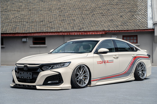 Honda Accord 10th Gen Pre-facelift 2018 2019 2020 with Aftermarket Parts - Package A PP Polypropylene & ABS from Yofer USA