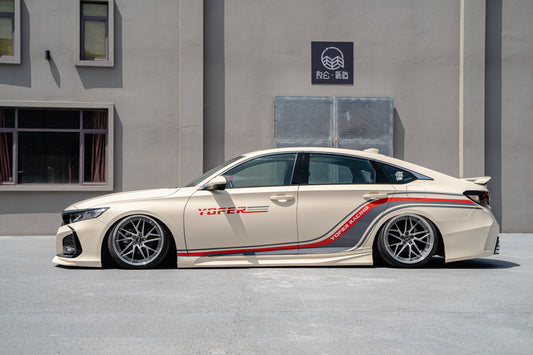 Honda Accord 10th Gen Pre-facelift 2018 2019 2020 with Aftermarket Parts - Package A PP Polypropylene & ABS from Yofer USA