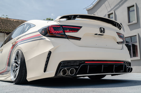 Honda Accord 10th Gen Pre-facelift 2018 2019 2020 with Aftermarket Parts - Package A PP Polypropylene & ABS from Yofer USA