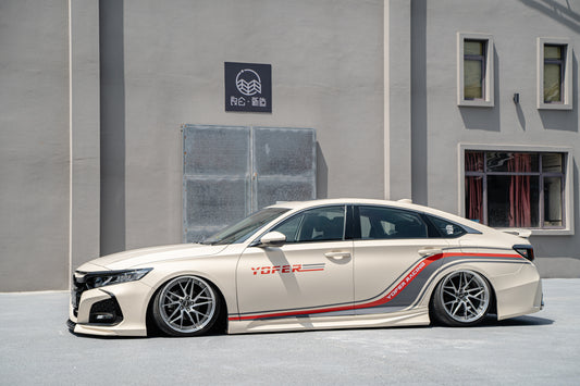 Honda Accord 10th Gen Pre-facelift 2018 2019 2020 with Aftermarket Parts - Package A PP Polypropylene & ABS from Yofer USA