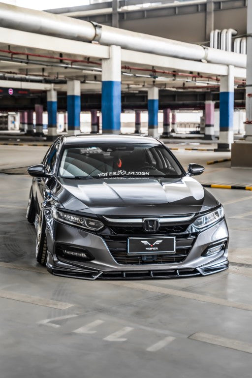 Honda Accord 10th Gen Pre-facelift 2018 2019 2020 with Aftermarket Parts - Package B PP Polypropylene &  ABS from Yofer USA