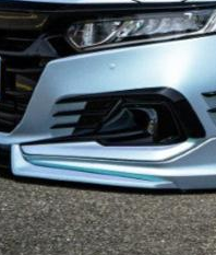 Honda Accord 10.5th Gen facelift 2021-2022 with Aftermarket Parts - Upper Valences ABS from Yofer USA