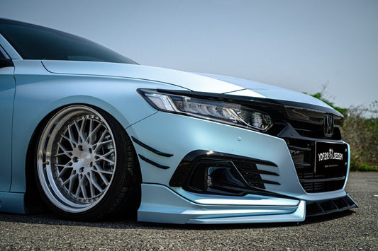 Honda Accord 10.5th Gen facelift 2021-2022 with Aftermarket Parts - Upper Valences ABS from Yofer USA