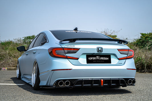 Honda Accord 10.5th Gen facelift 2021 2022 with Aftermarket Parts - Package A PP Polypropylene & ABS from Yofer USA