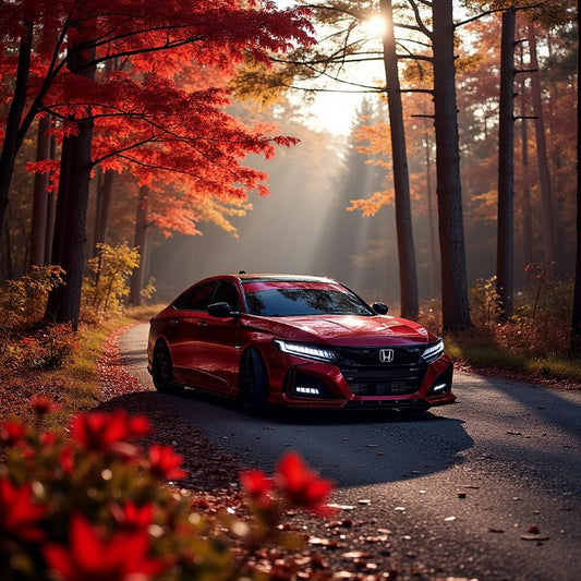 Honda Accord 10th Gen Pre-facelift 2018-2020 with Aftermarket Parts - Front Bumper PP from Yofer USA